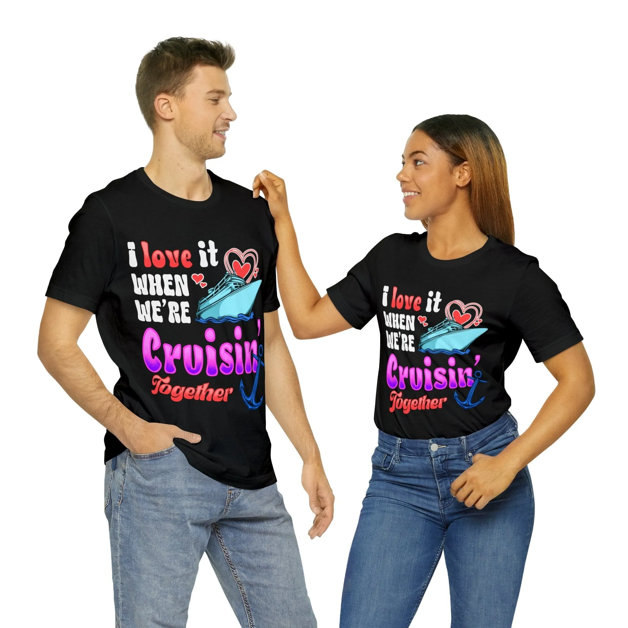 Couples Cruisin Deluxe Tee For Your Next Cruise