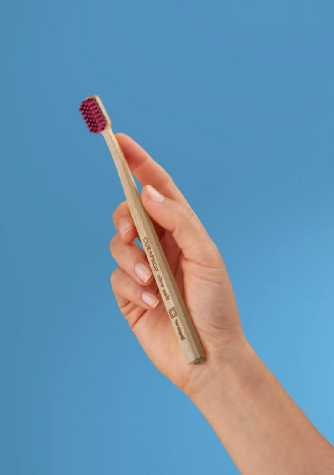 Curaprox Manual Wooden Toothbrush: Ultra Soft: CS WOOD