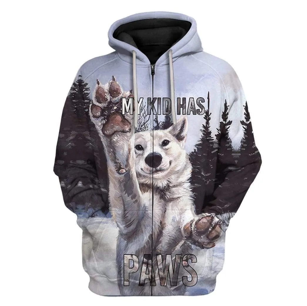 Custom Cosplay T-shirt - Hoodies My Kid Has Paws