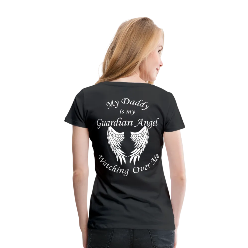 Daddy Guardian Angel Women’s Premium T-Shirt (CK3547)