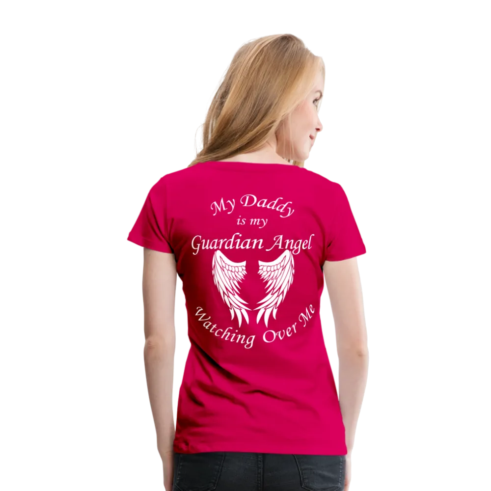 Daddy Guardian Angel Women’s Premium T-Shirt (CK3547)