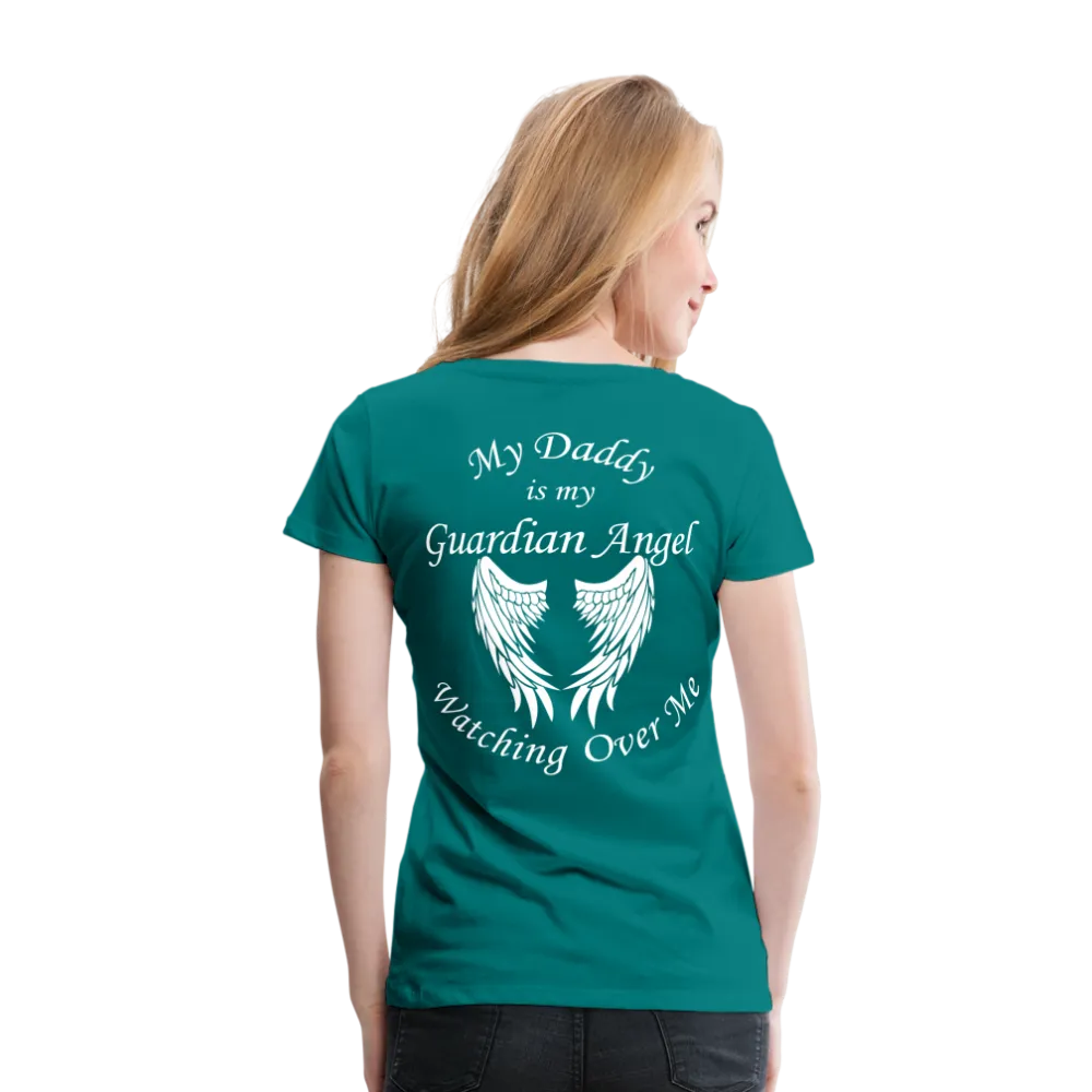 Daddy Guardian Angel Women’s Premium T-Shirt (CK3547)