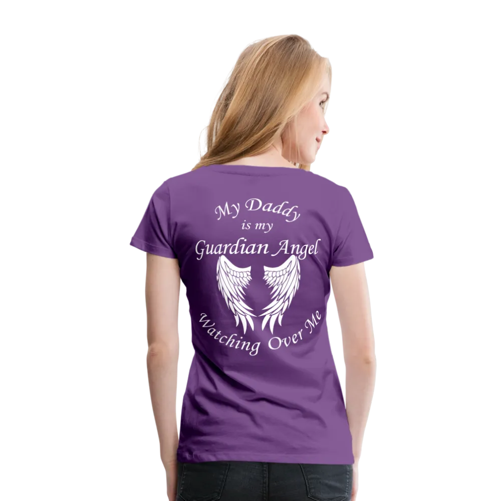 Daddy Guardian Angel Women’s Premium T-Shirt (CK3547)