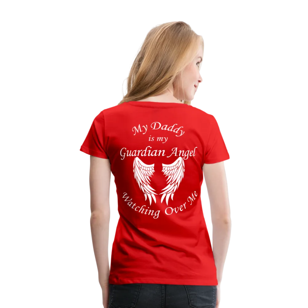 Daddy Guardian Angel Women’s Premium T-Shirt (CK3547)