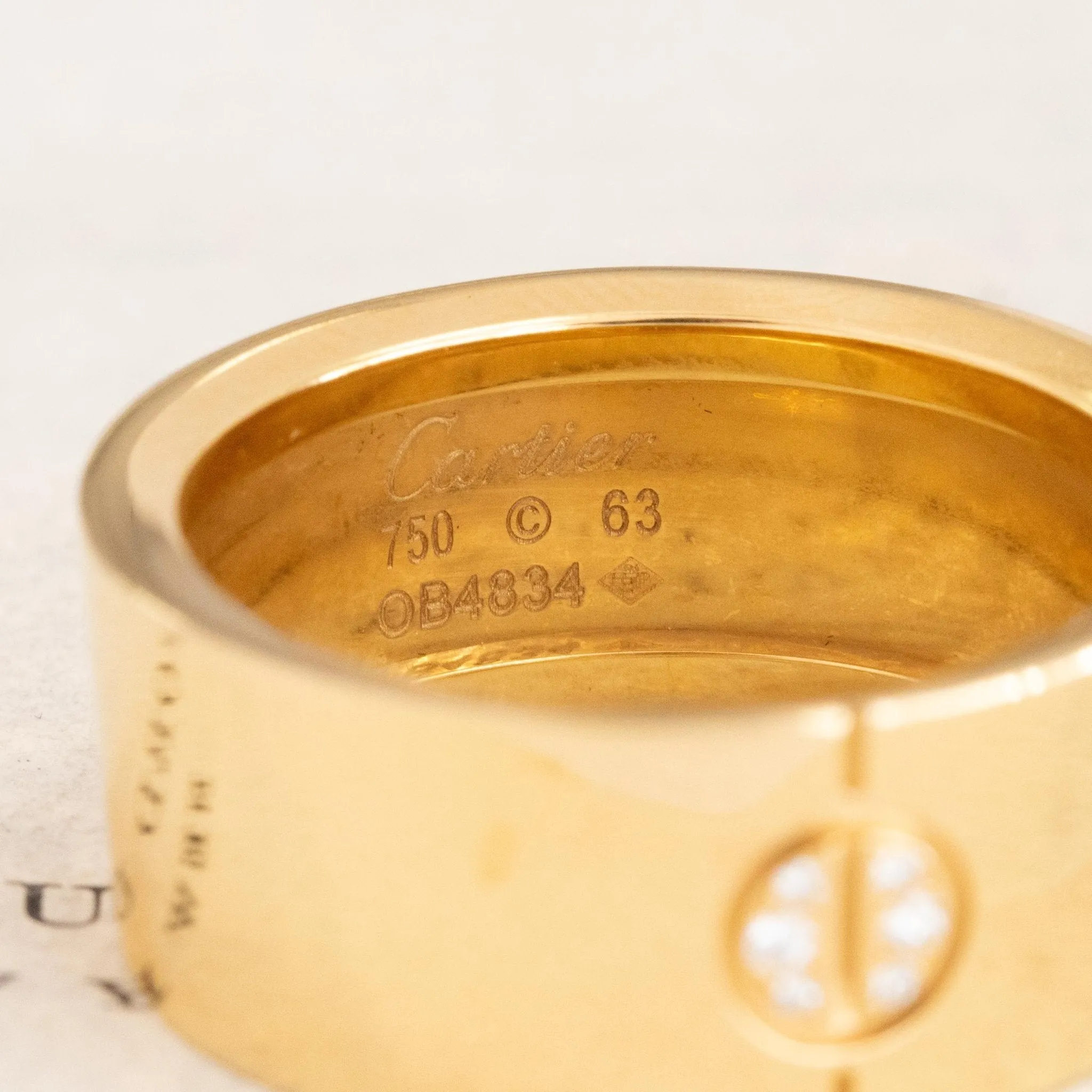 Diamond LOVE Cone Cigar Band by Cartier