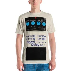 Digital Delay Guitar FX Pedal All-Over T-shirt