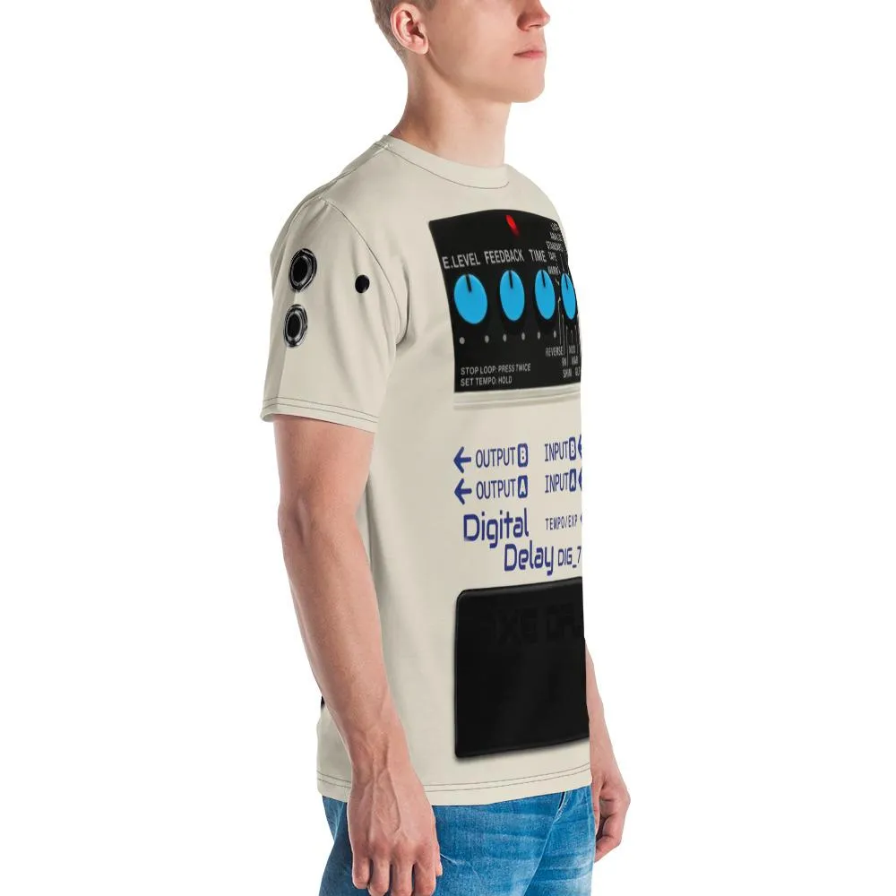 Digital Delay Guitar FX Pedal All-Over T-shirt