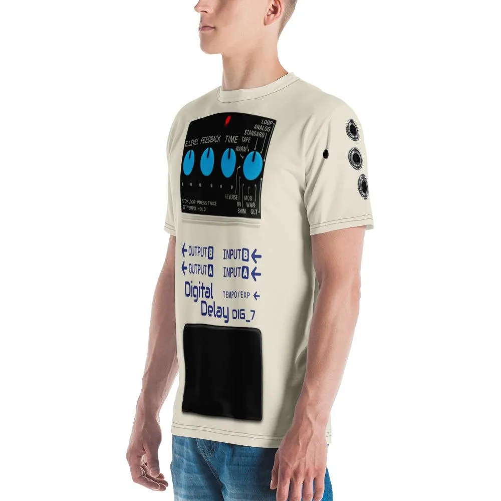 Digital Delay Guitar FX Pedal All-Over T-shirt