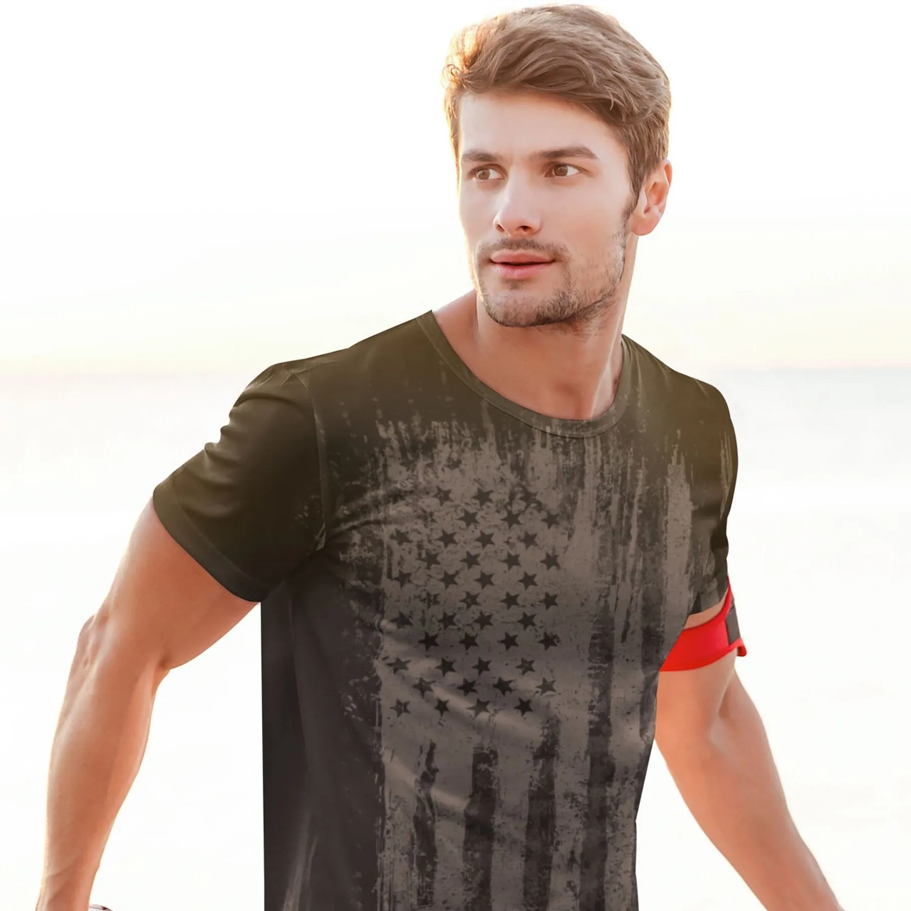 Distressed American Flag T-shirt