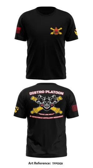 Distro Platoon, F FSC, 3-16th FAR, 2/1 CAV Store 1 Core Men's SS Performance Tee - TFpDg9