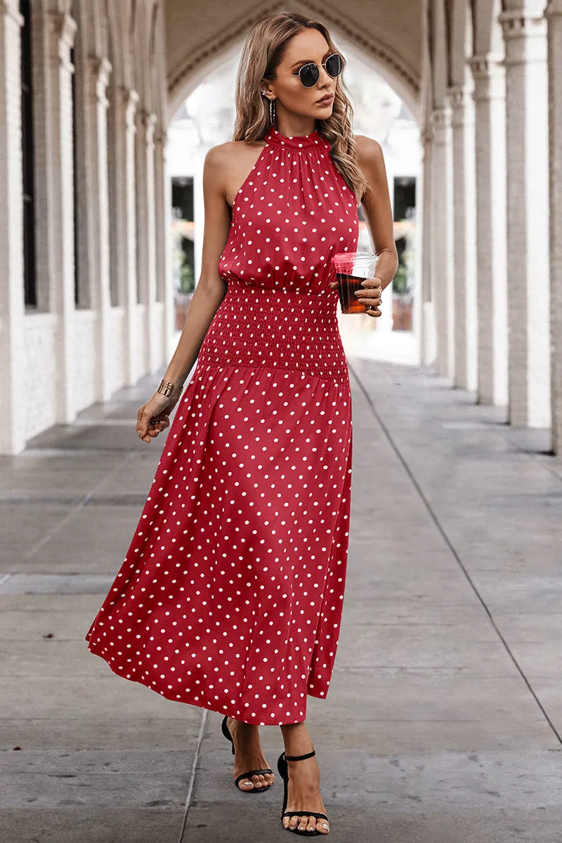 Dotty Delight Maxi Dress