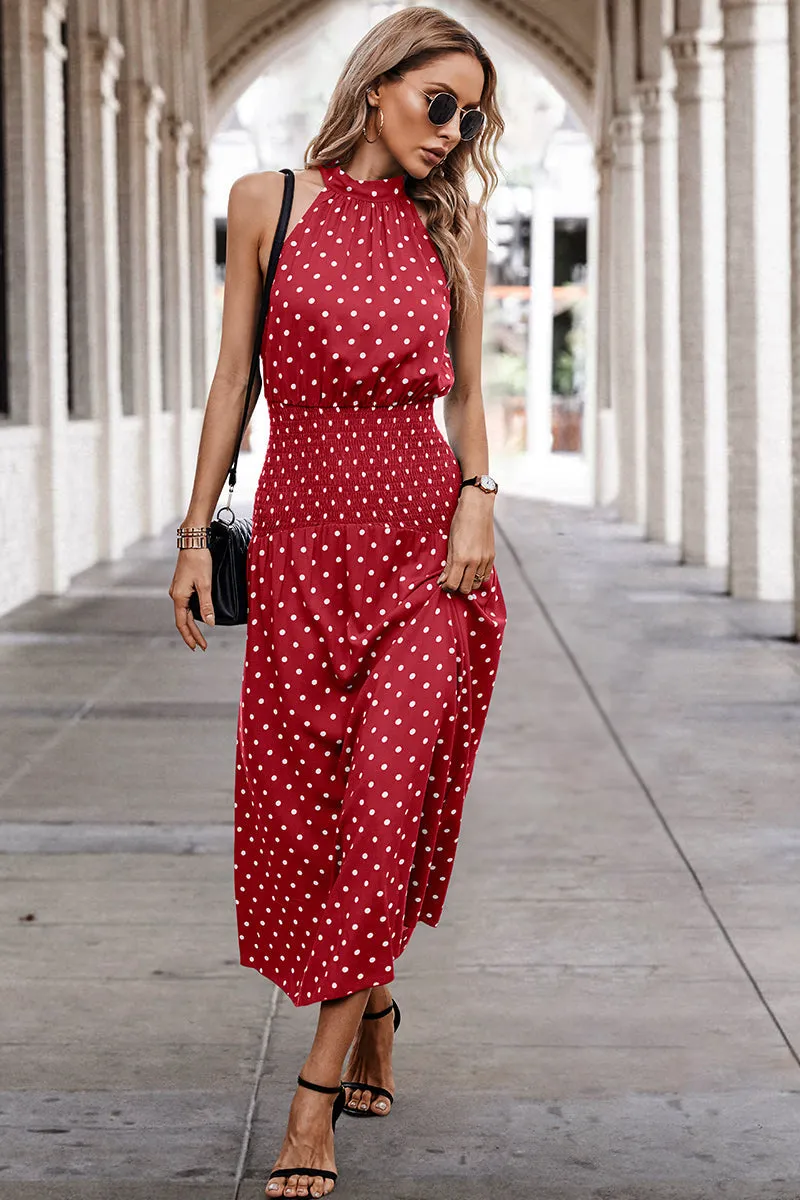 Dotty Delight Maxi Dress