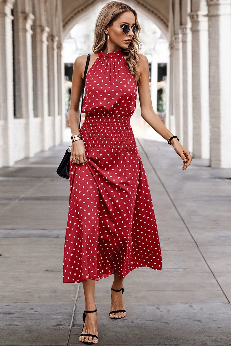 Dotty Delight Maxi Dress