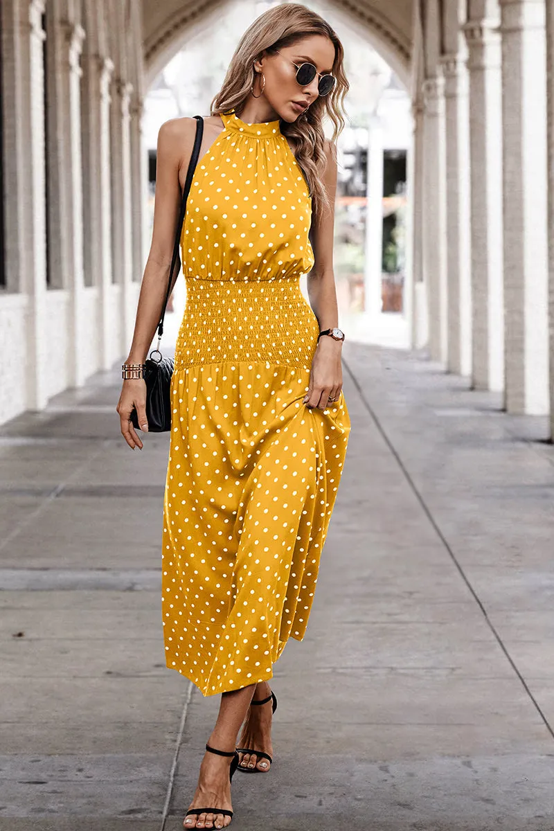 Dotty Delight Maxi Dress
