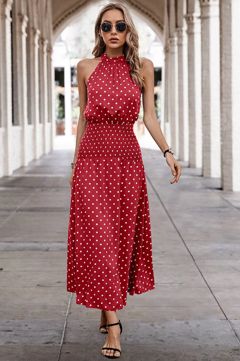 Dotty Delight Maxi Dress