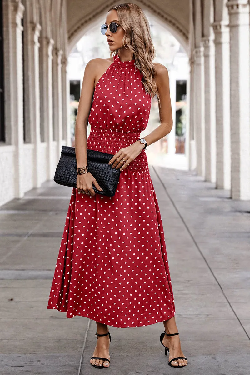 Dotty Delight Maxi Dress