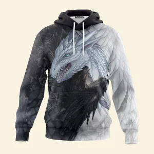 Dragon Yin Yang - 3D Zip Hoodies Tshirt Sweatshirt QT4121102