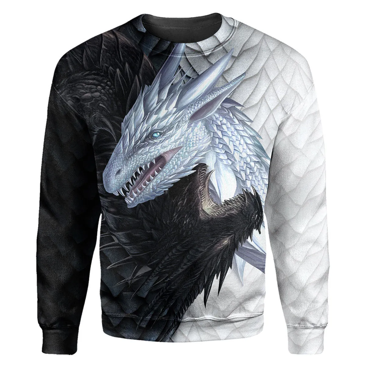 Dragon Yin Yang - 3D Zip Hoodies Tshirt Sweatshirt QT4121102