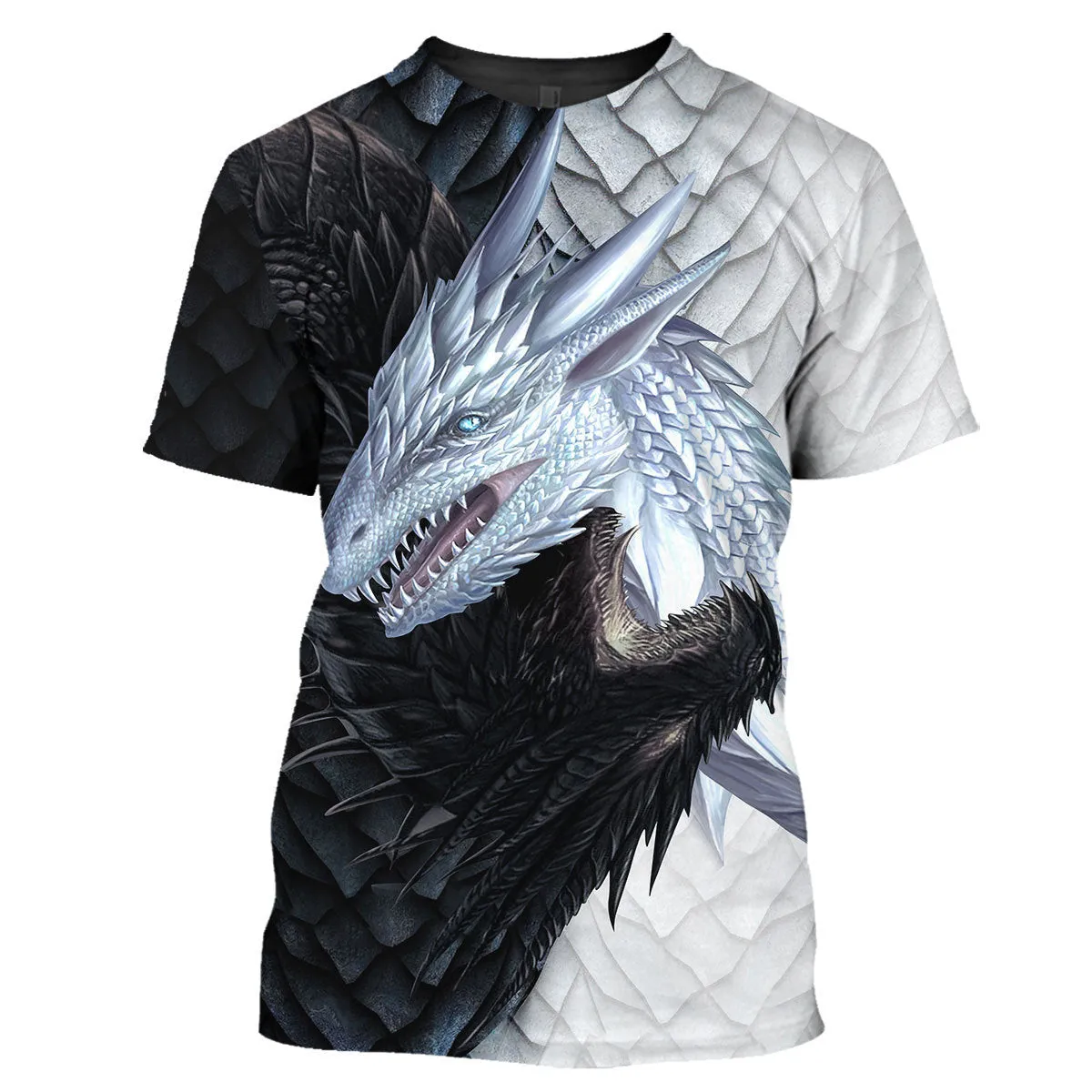 Dragon Yin Yang - 3D Zip Hoodies Tshirt Sweatshirt QT4121102