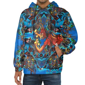Drowning Men's Flannel Hoodie