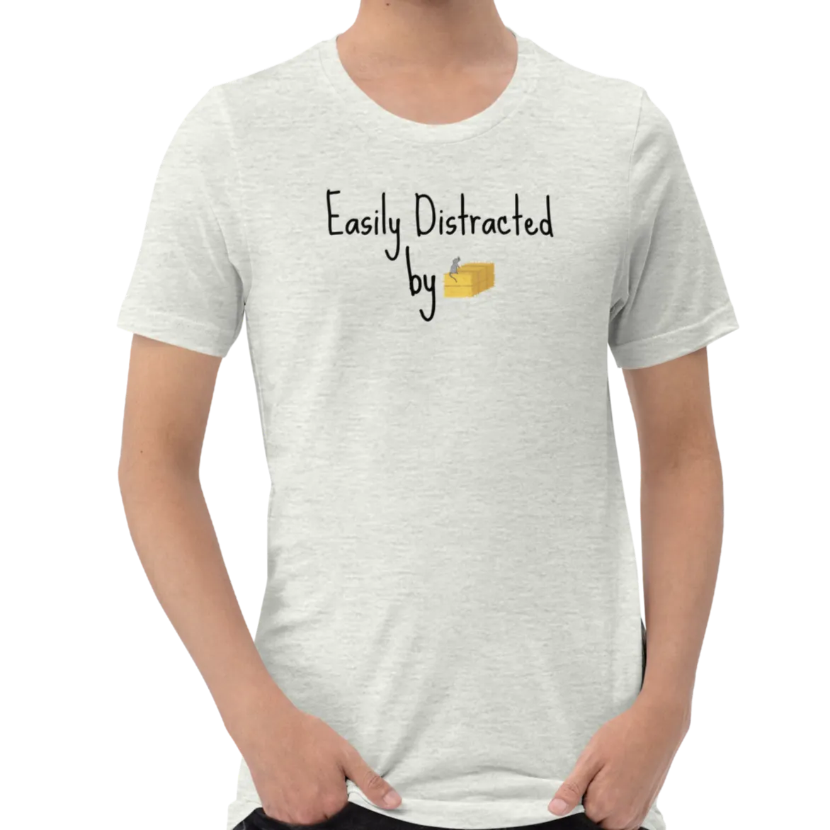 Easily Distracted by Barn Hunt T-Shirts - Light