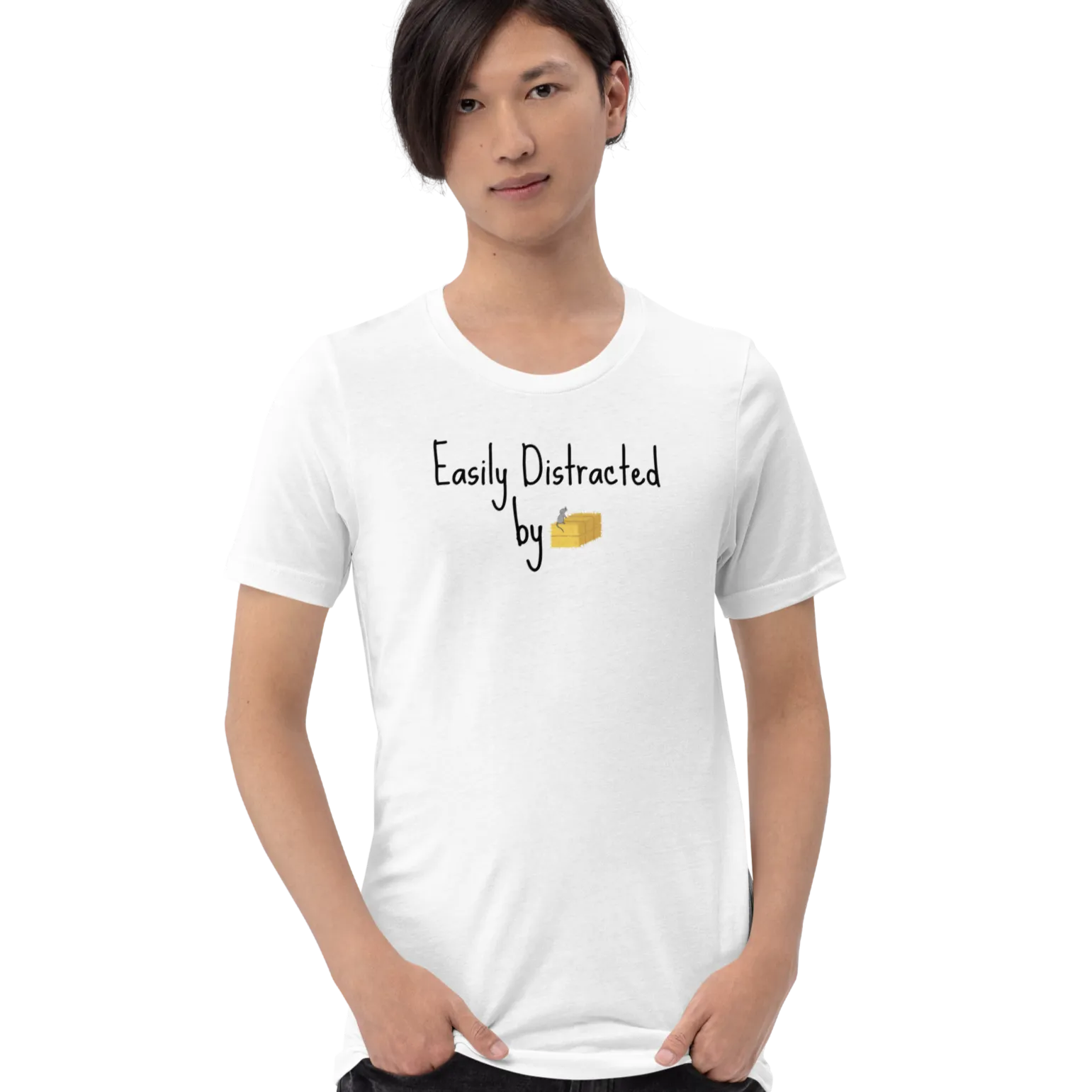 Easily Distracted by Barn Hunt T-Shirts - Light