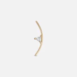 Element Curve Gold Stud Earring