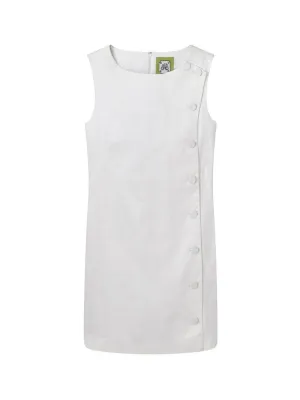 ELIZABETH MCKAY Women's White Gigi Dress $255 NEW
