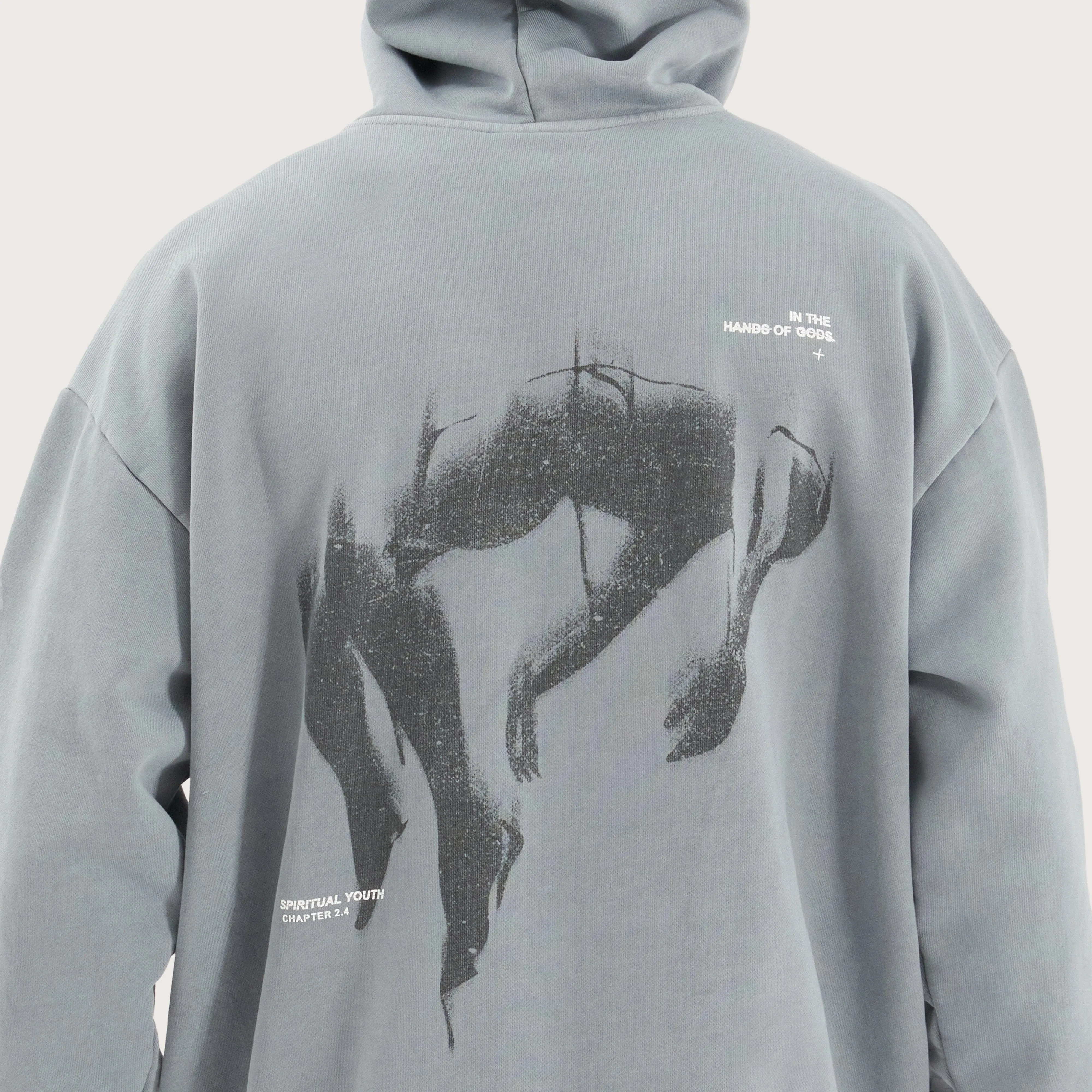 Faded Heavy Relaxed Hoodie Pigment Ultimate Grey