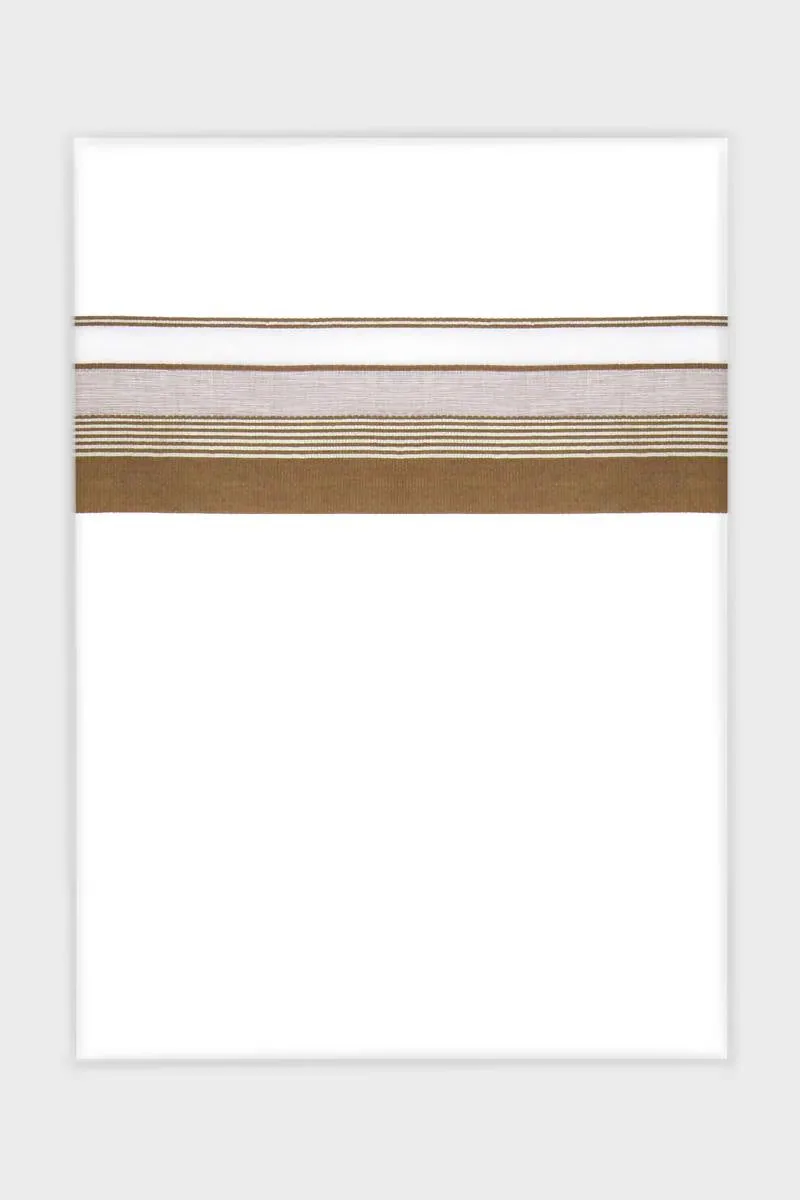 Fahadh Imran - Wood Brown Smooth Cotton Double Layered Dhoti With Fancy Borders | Uathayam