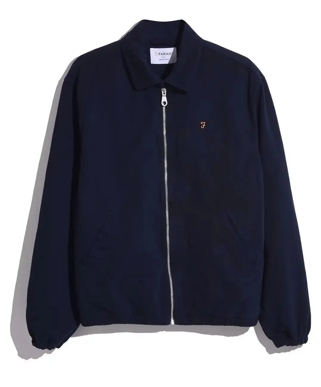 Farah Men's Cane Blouson Harrington Jacket True Navy
