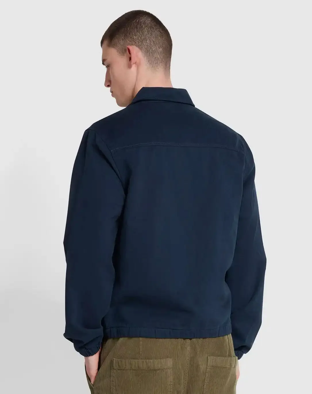 Farah Men's Cane Blouson Harrington Jacket True Navy