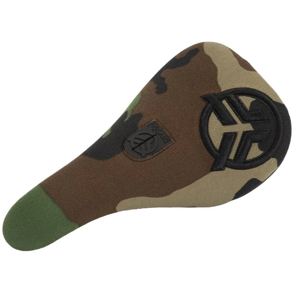 Federal Slim Pivotal Logo Seat - Camo With Raised Black Stitching