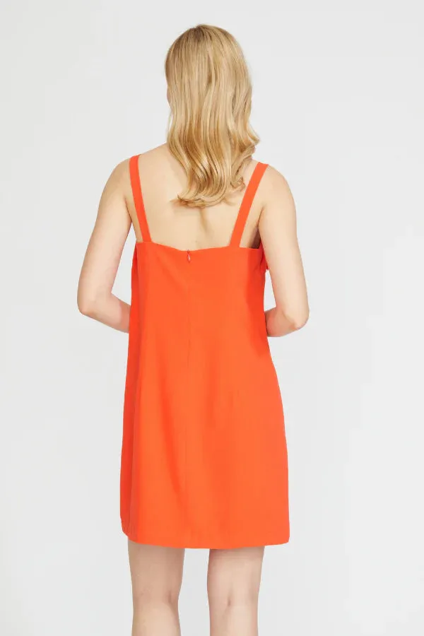 Flower Appliqué Dress