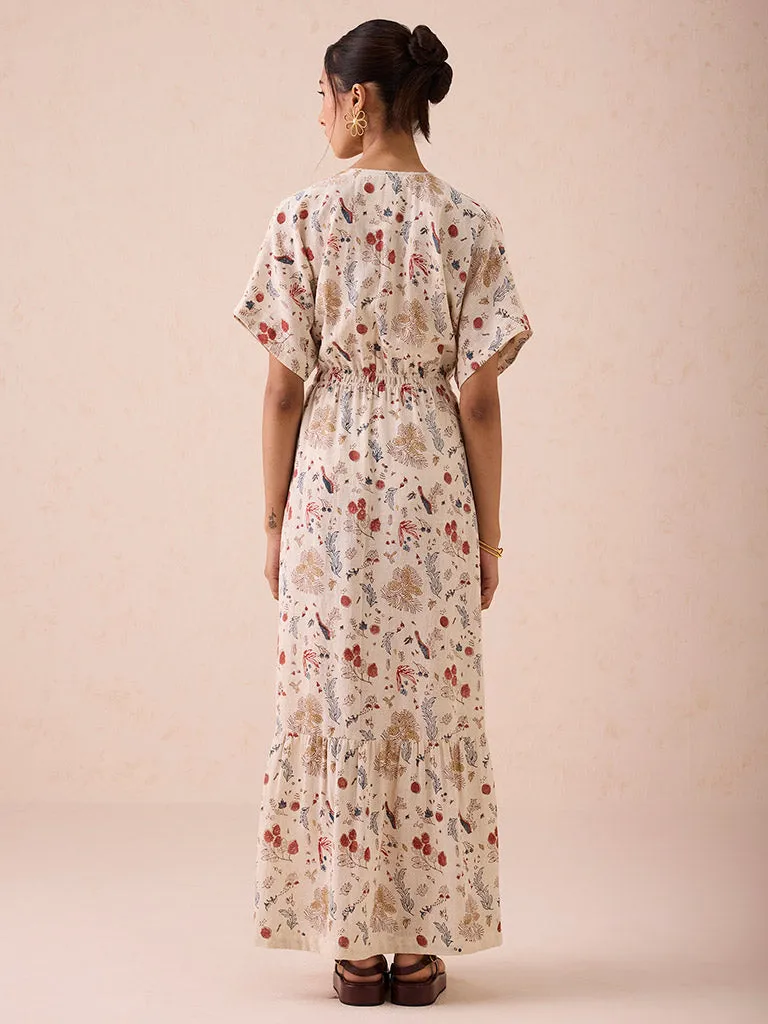 Forest Bloom Maxi Dress