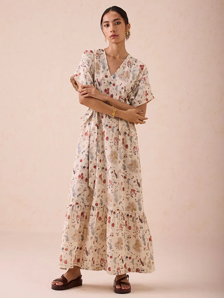 Forest Bloom Maxi Dress