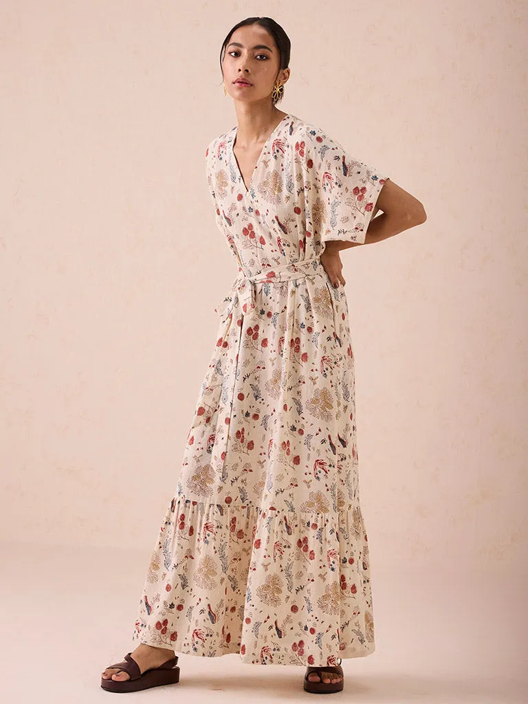 Forest Bloom Maxi Dress