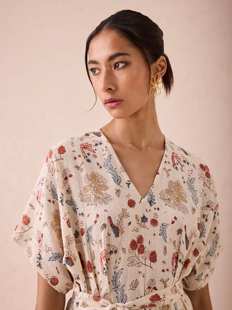 Forest Bloom Maxi Dress