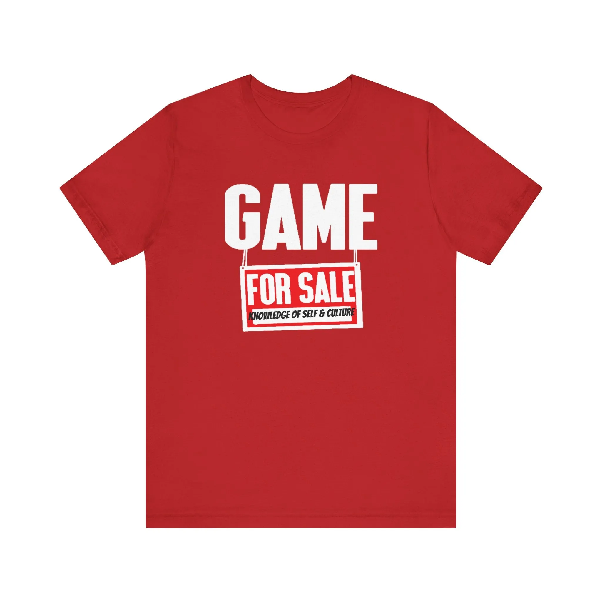 Game For Sale: Unisex Jersey Short Sleeve Tee