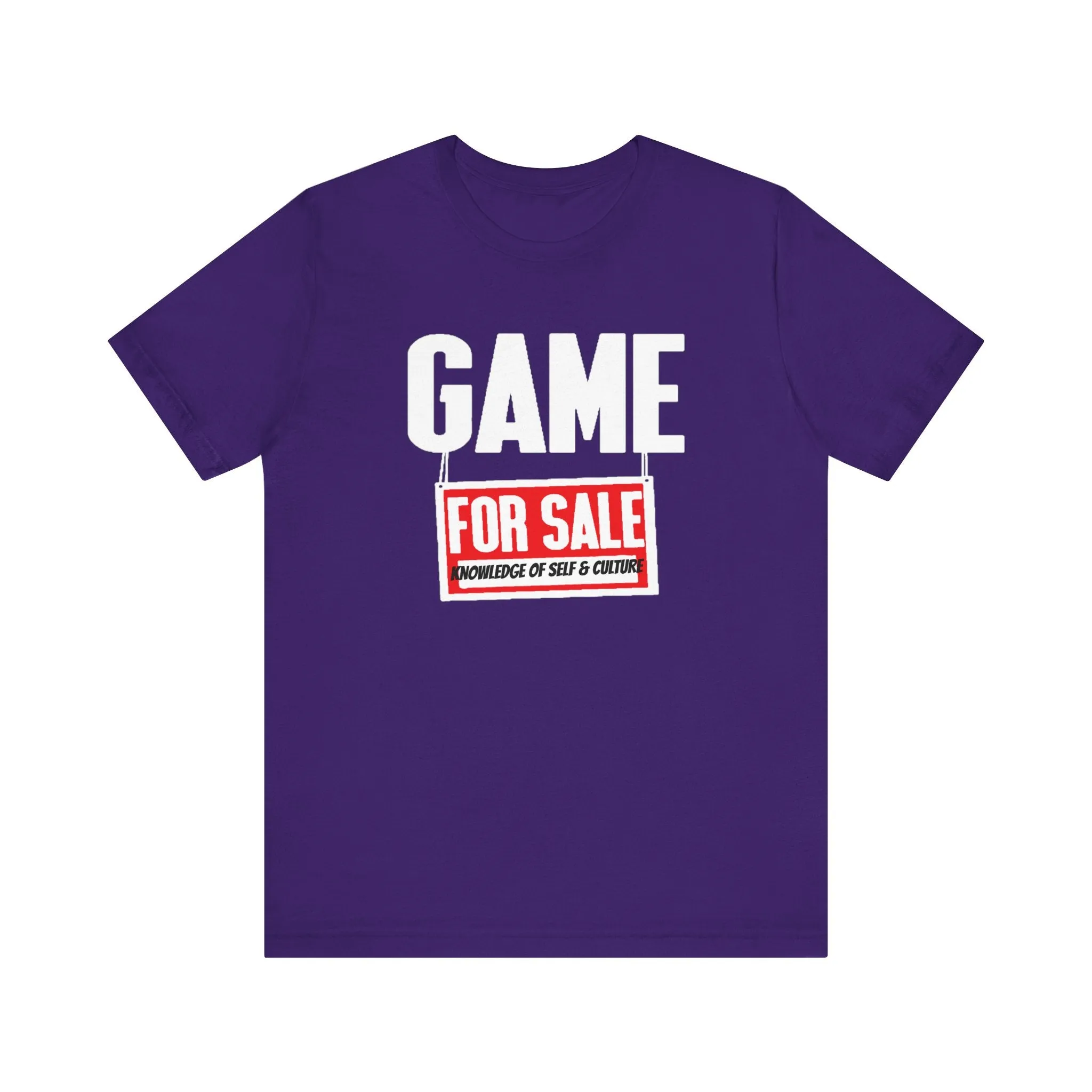 Game For Sale: Unisex Jersey Short Sleeve Tee