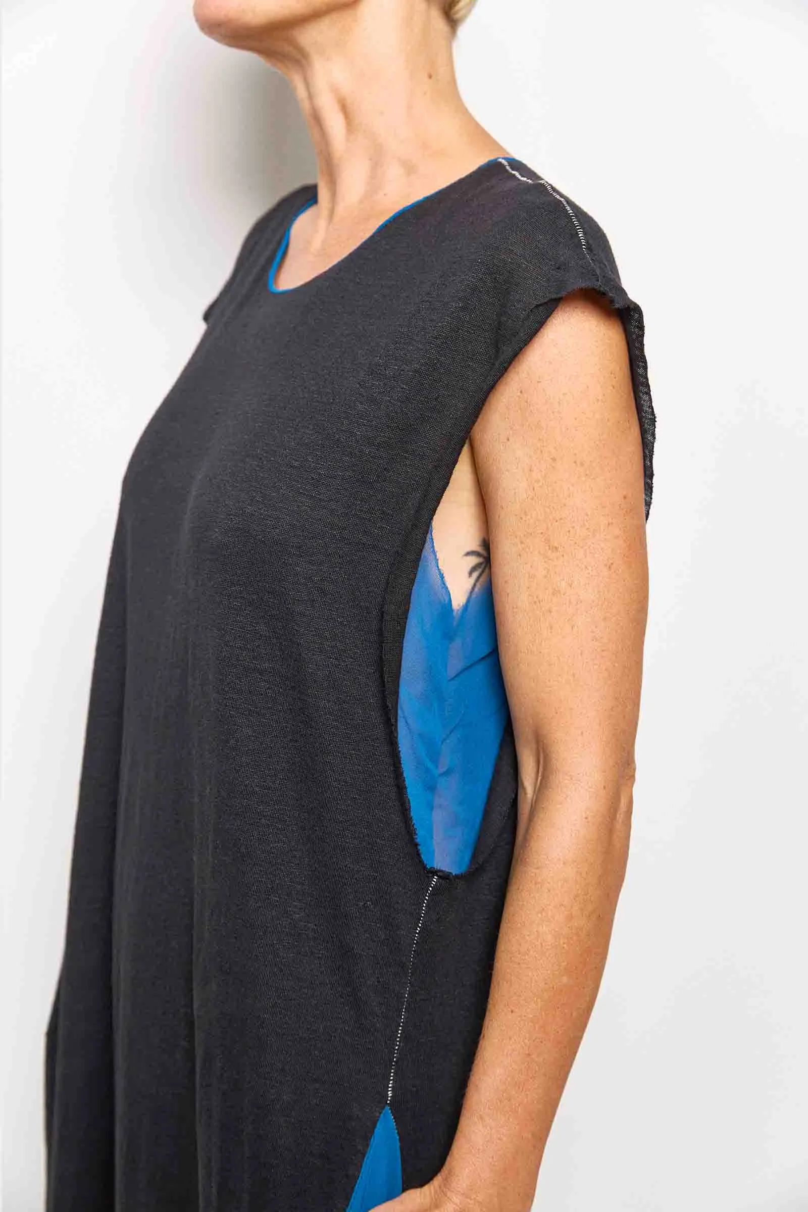 garçonne linen dress