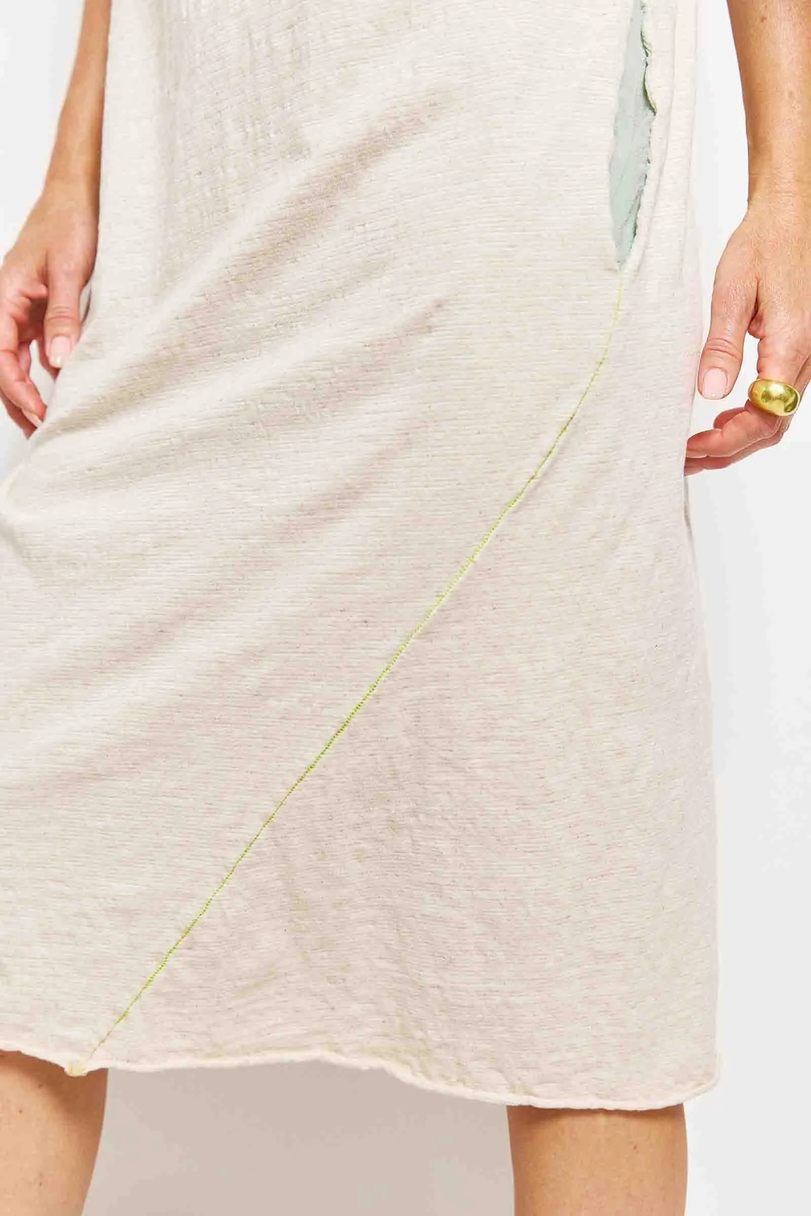 garçonne linen dress