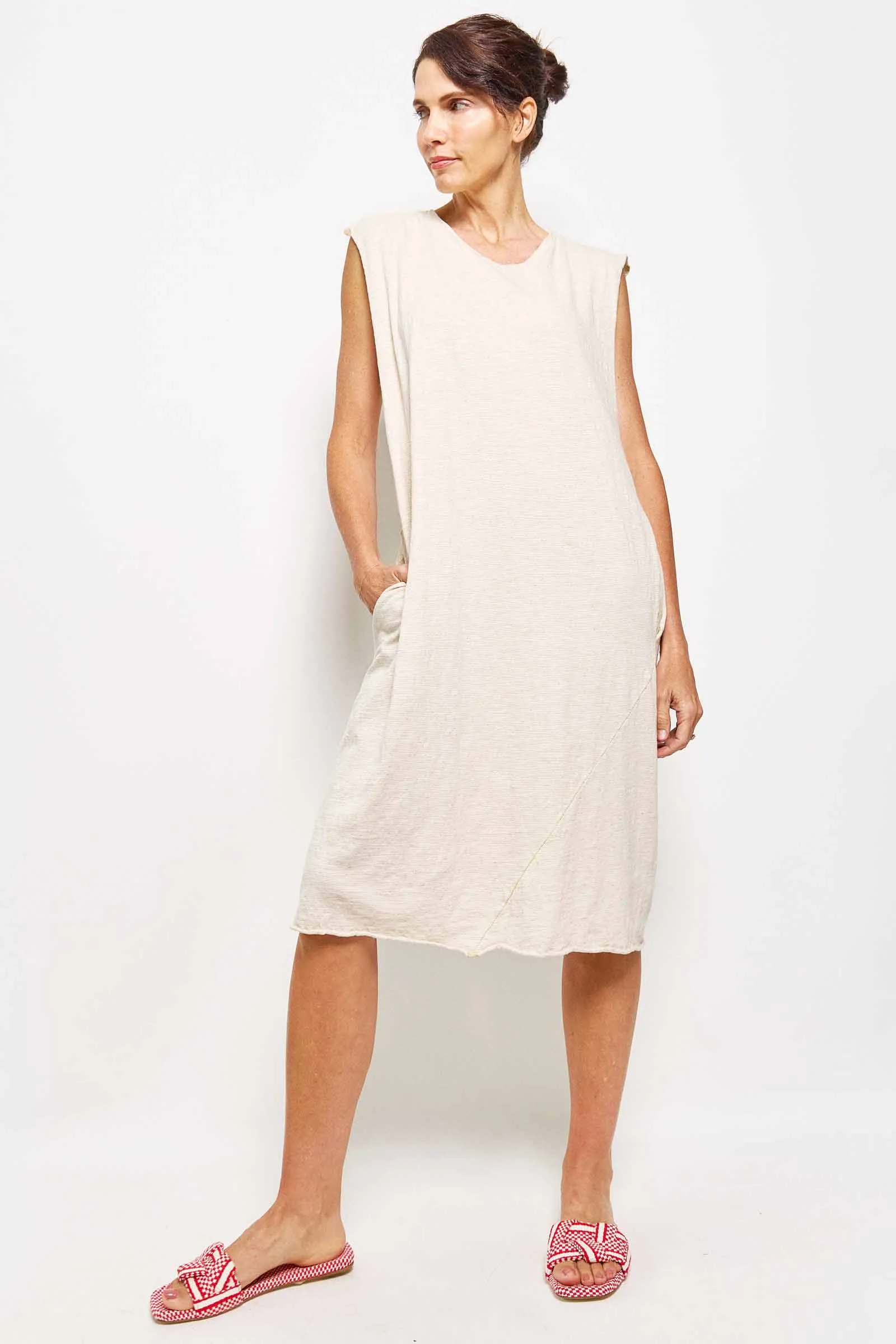 garçonne linen dress