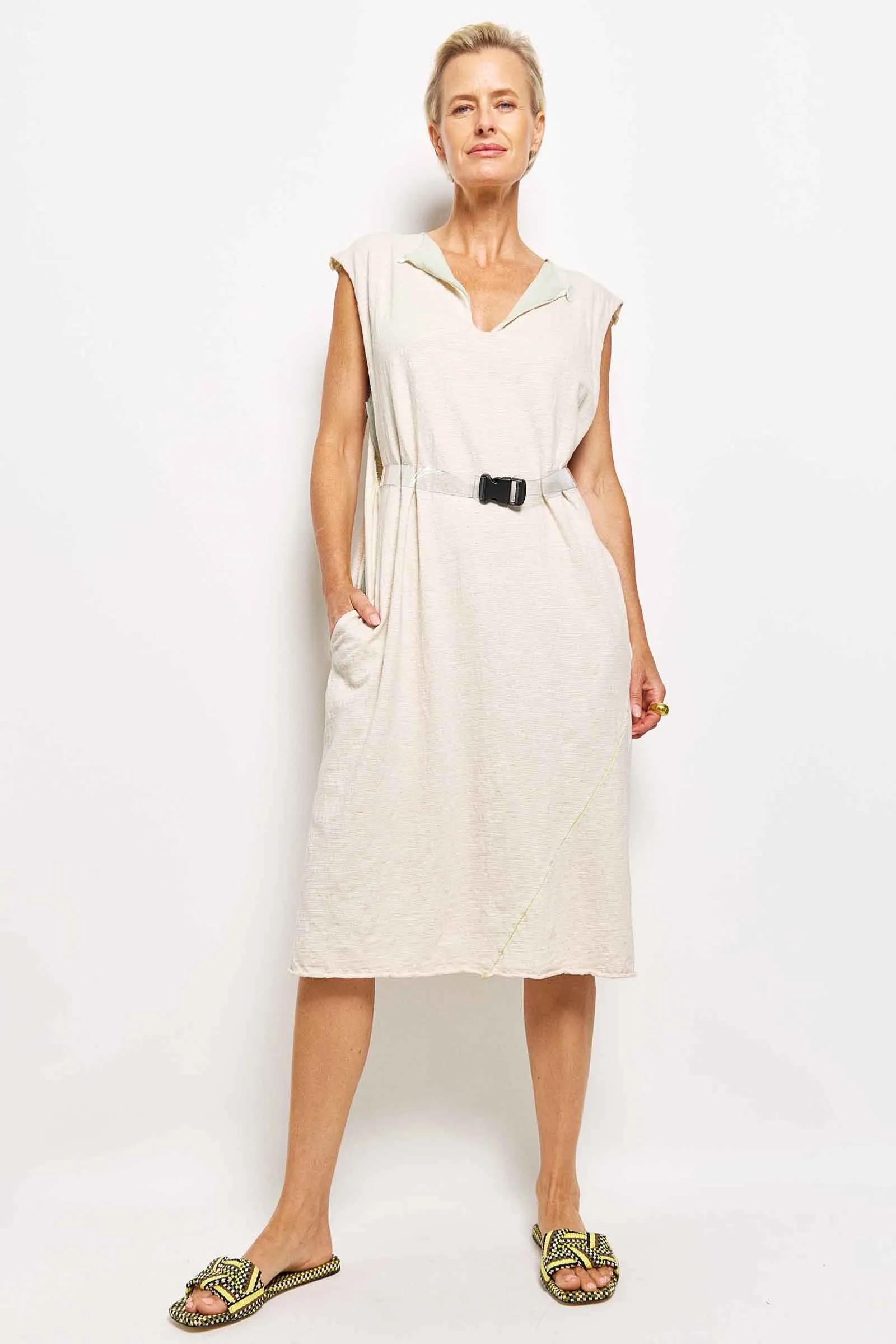 garçonne linen dress