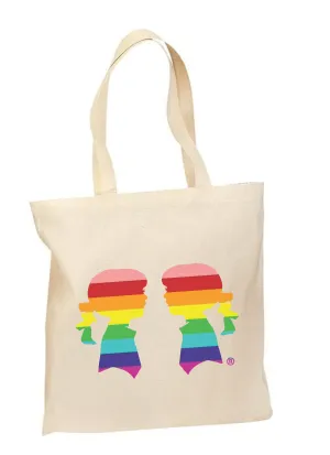 GIRL MEETS GIRL® Pride Logo Tote