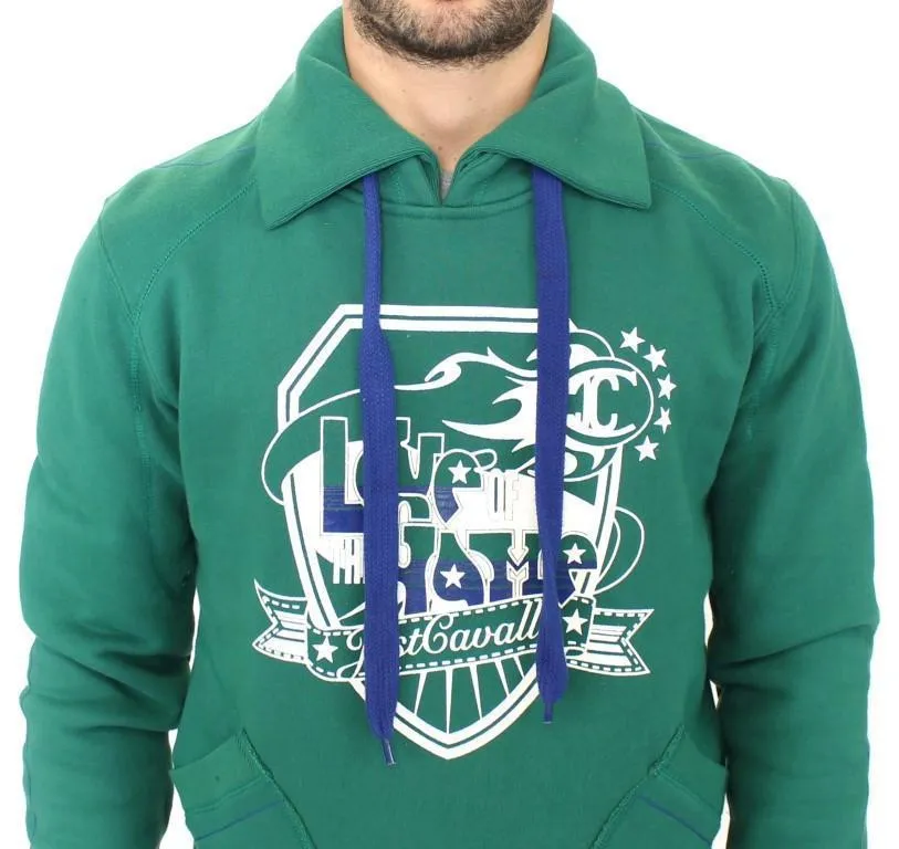 Green pullover cotton sweater