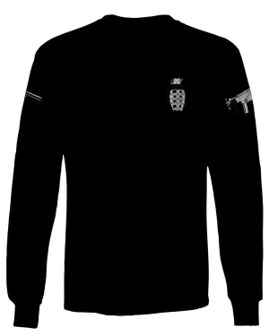 Grenade Guns Second Amendment American Rights Weapons Military mens Long sleeve t shirt