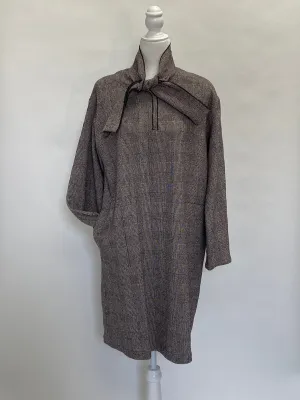 Hache Plaid Oversized Dress