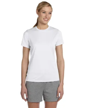 Hanes Ladies Cool Dri T-Shirt | White