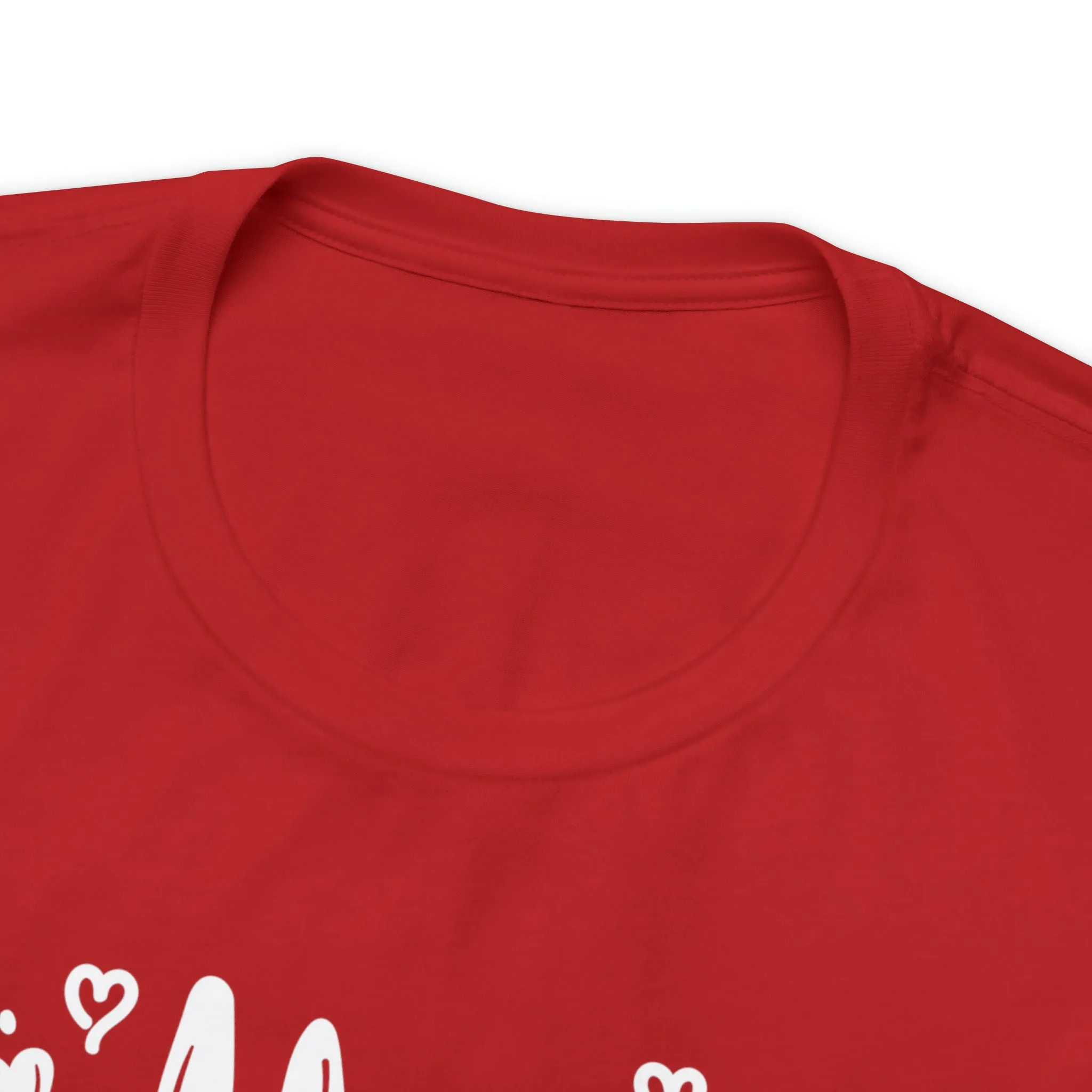 Happy Valentine's Day Script T-Shirt | Love You Tee |  Bella Canvas 3001 Unisex |  Hearts and Arrows Short Sleeve Tshirt